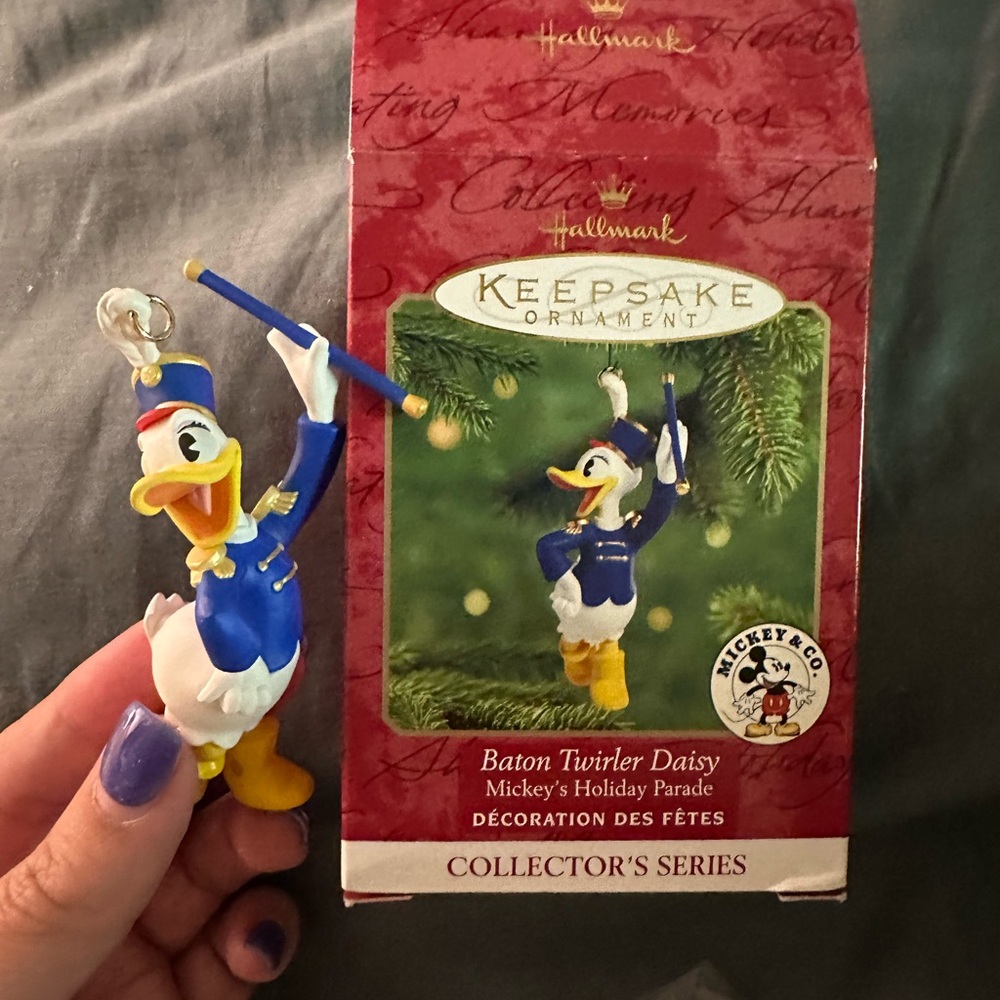 Vintage Hallmark Keepsake Ornament - Blue and White Baton Twirler